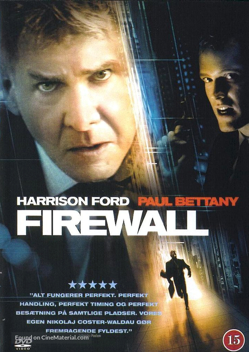 Firewall - Danish DVD movie cover