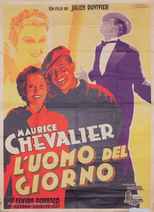 L&#039;homme du jour - Italian Movie Poster