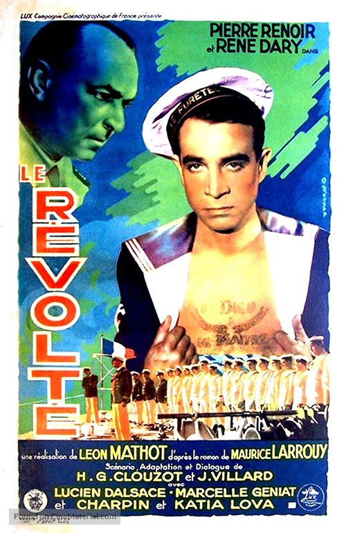 Le r&eacute;volt&eacute; - French Movie Poster