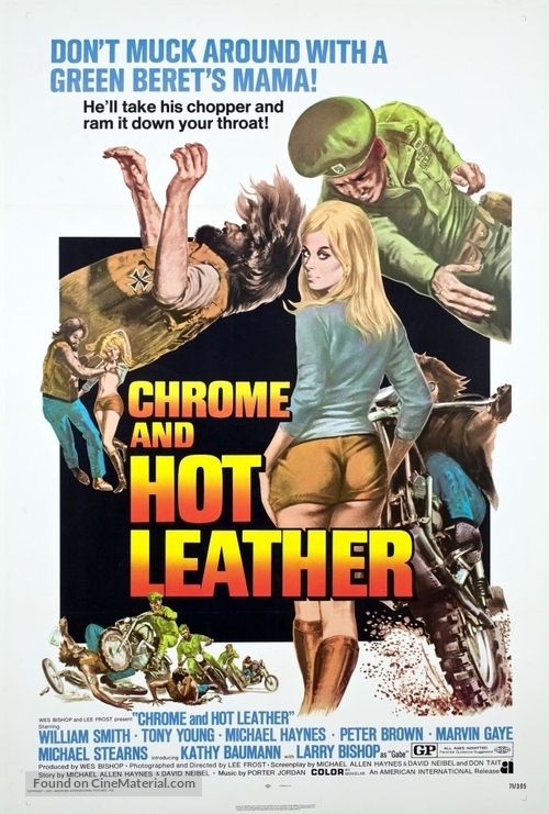 Chrome and Hot Leather - Movie Poster