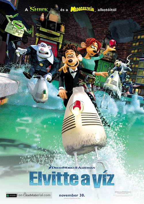 Flushed Away - Hungarian Movie Poster