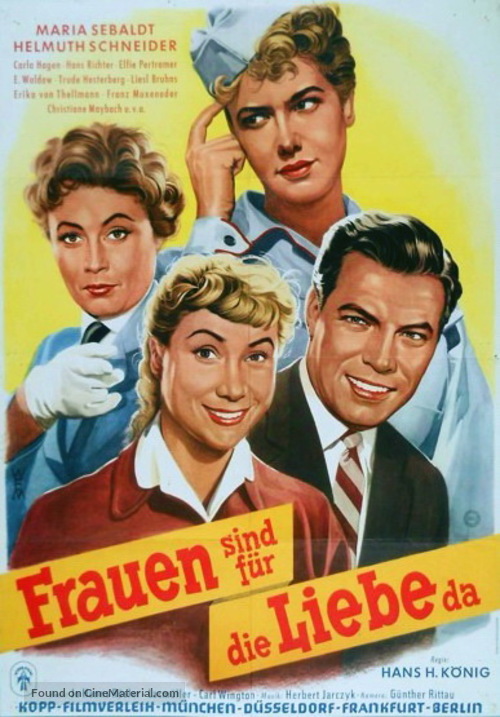 Frauen sind f&uuml;r die Liebe da - German Movie Poster