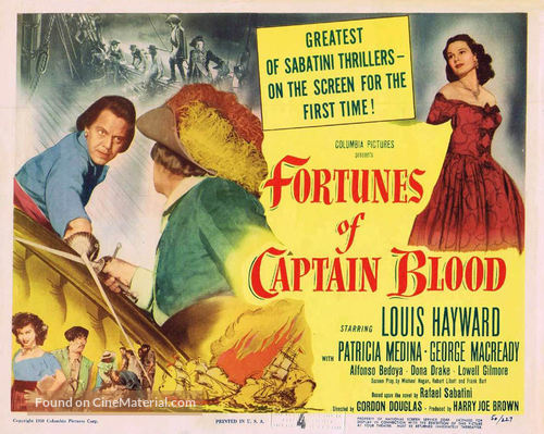 Fortunes of Captain Blood - Movie Poster