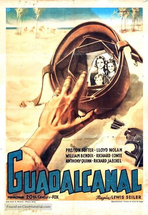 Guadalcanal Diary - Italian Movie Poster