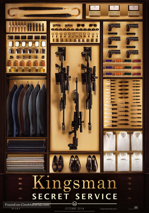 Kingsman: The Secret Service - Italian Movie Poster