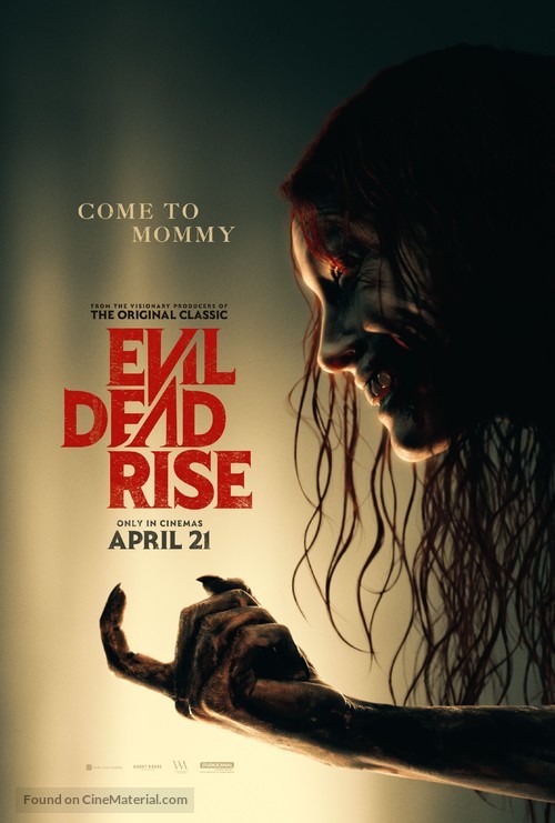 Evil Dead Rise - British Movie Poster