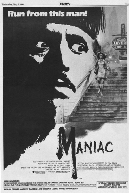 Maniac - Movie Poster