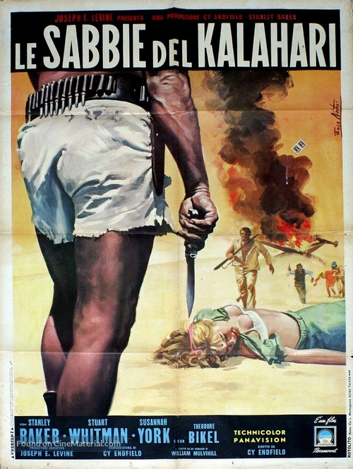 Sands of the Kalahari - Italian Movie Poster