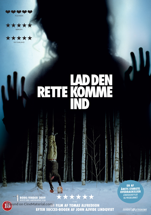 L&aring;t den r&auml;tte komma in - Danish DVD movie cover
