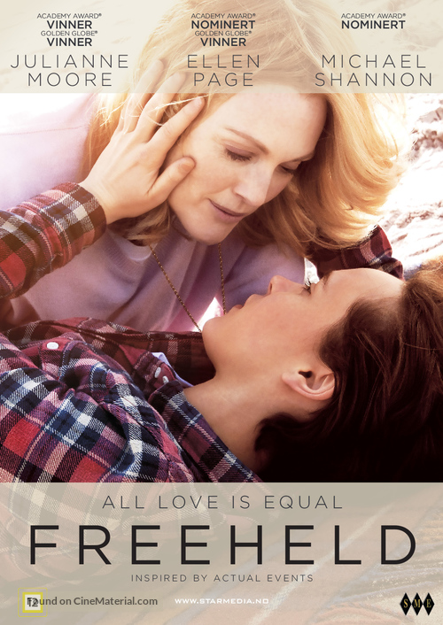 Freeheld - Norwegian DVD movie cover