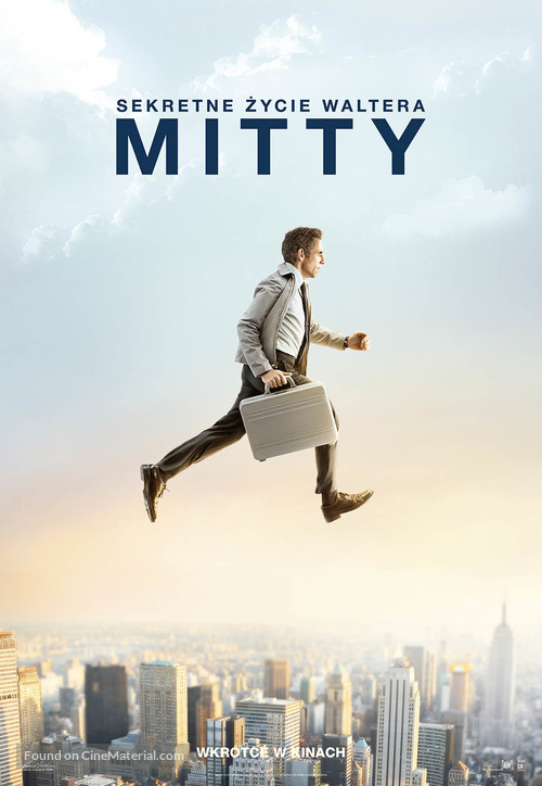The Secret Life of Walter Mitty - Polish Movie Poster