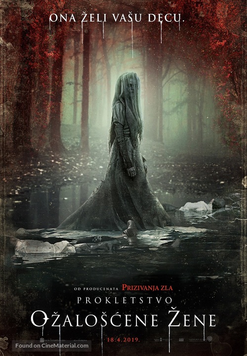The Curse of La Llorona - Serbian Movie Poster