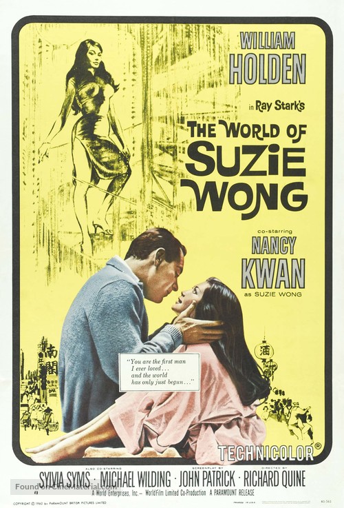 The World of Suzie Wong - Movie Poster