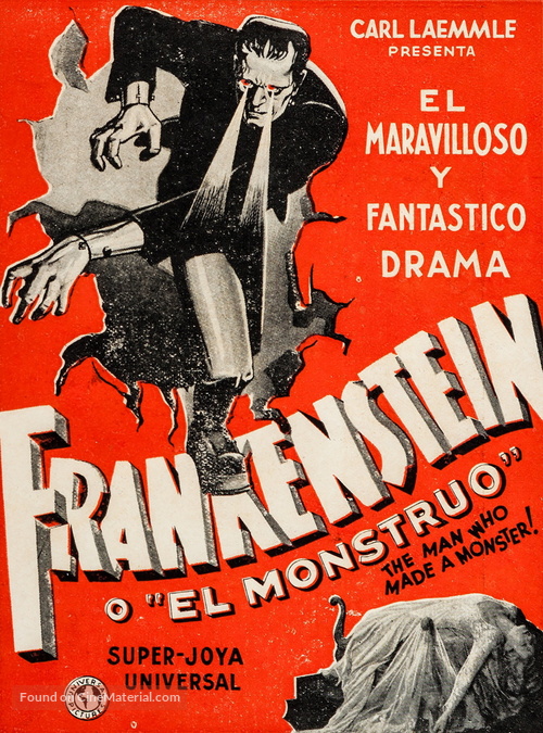 Frankenstein - Cuban Movie Poster