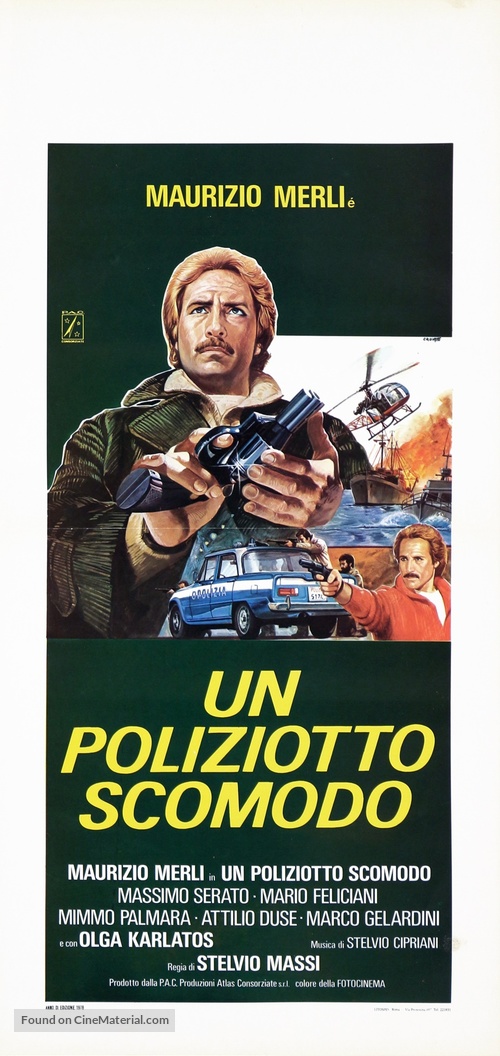Un poliziotto scomodo - Italian Movie Poster