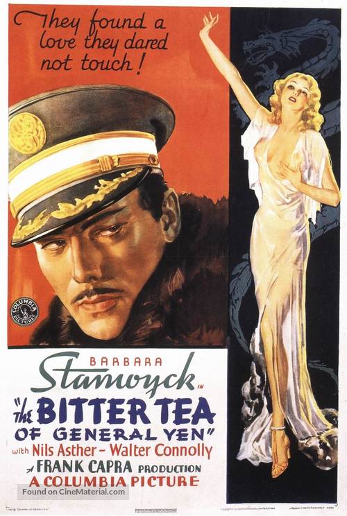 The Bitter Tea of General Yen - Theatrical movie poster