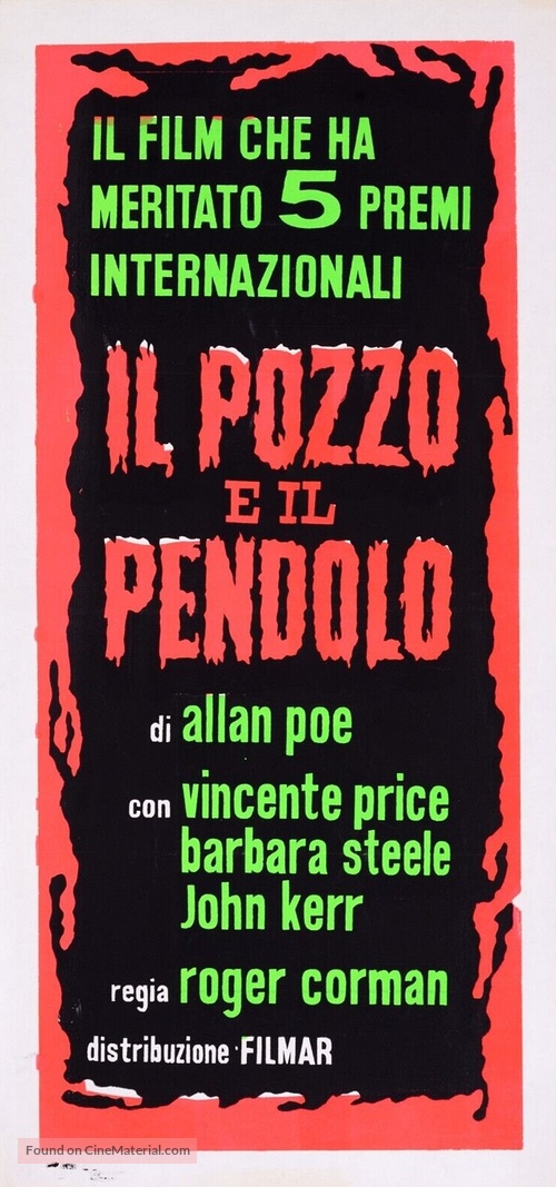 Pit and the Pendulum - Italian Movie Poster