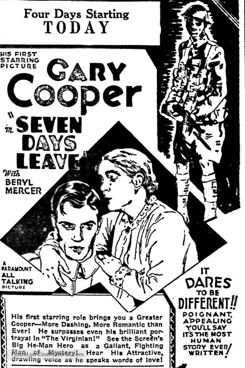 Seven Days&#039; Leave - poster