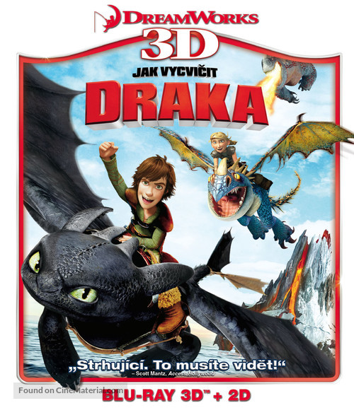 How to Train Your Dragon - Czech Blu-Ray movie cover