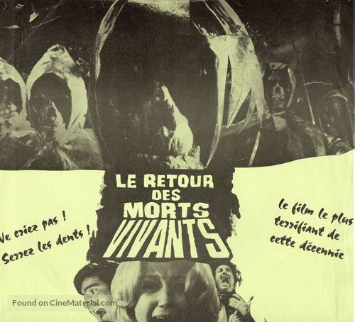 El ataque de los muertos sin ojos - French Movie Poster
