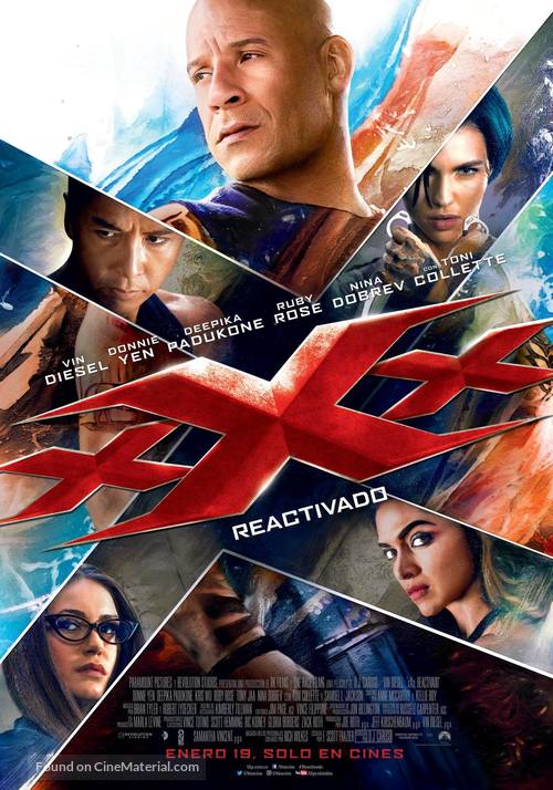 xXx: Return of Xander Cage - Colombian Movie Poster