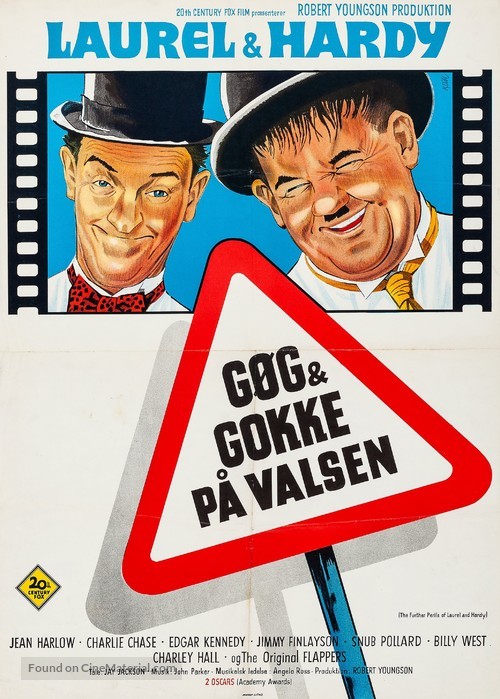 The Further Perils of Laurel and Hardy - Danish Movie Poster