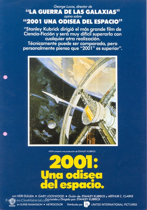 2001: A Space Odyssey - Spanish Movie Poster