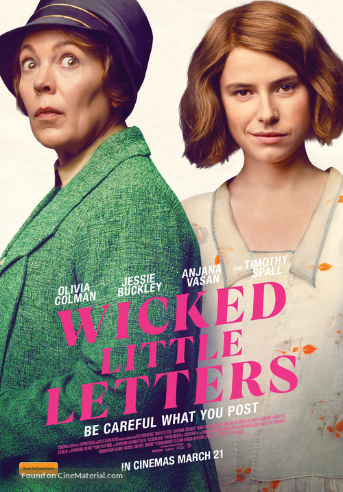 Wicked Little Letters - Australian Movie Poster