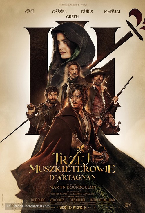 Les trois mousquetaires: D&#039;Artagnan - Polish Movie Poster