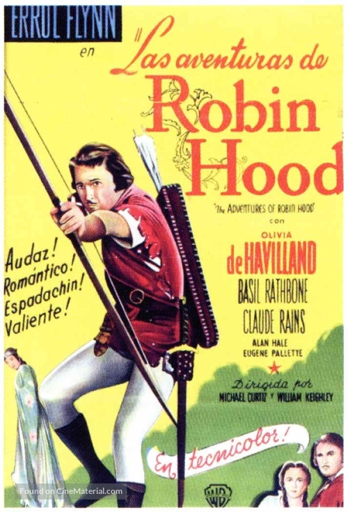 The Adventures of Robin Hood - Argentinian Movie Poster