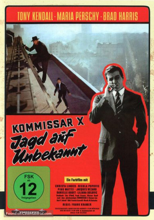 Kommissar X - Jagd auf Unbekannt - German Movie Cover