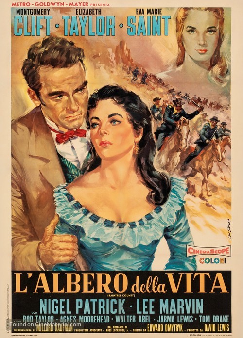 Raintree County - Italian Movie Poster