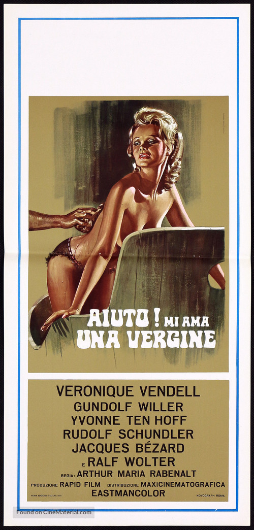Hilfe, mich liebt eine Jungfrau - Italian Movie Poster