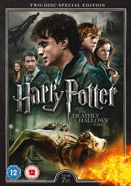 Harry Potter and the Deathly Hallows - Part 2 - British DVD movie cover