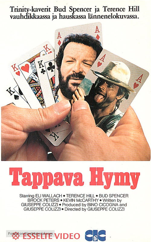 I quattro dell&#039;Ave Maria - Finnish VHS movie cover