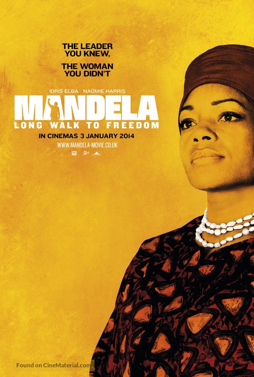 Mandela: Long Walk to Freedom - British Movie Poster