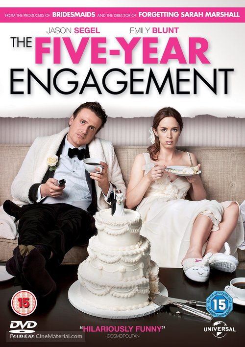 The Five-Year Engagement - British DVD movie cover