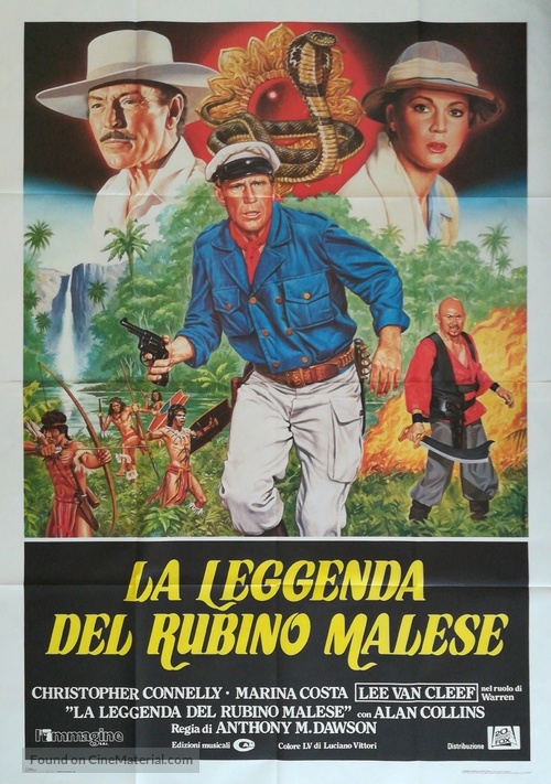 Leggenda del rubino malese, La - Italian Movie Poster
