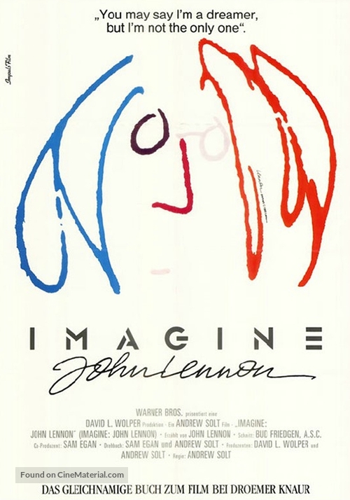 Imagine: John Lennon - German Movie Poster