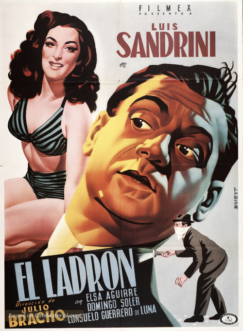 El ladr&oacute;n - Mexican Movie Poster