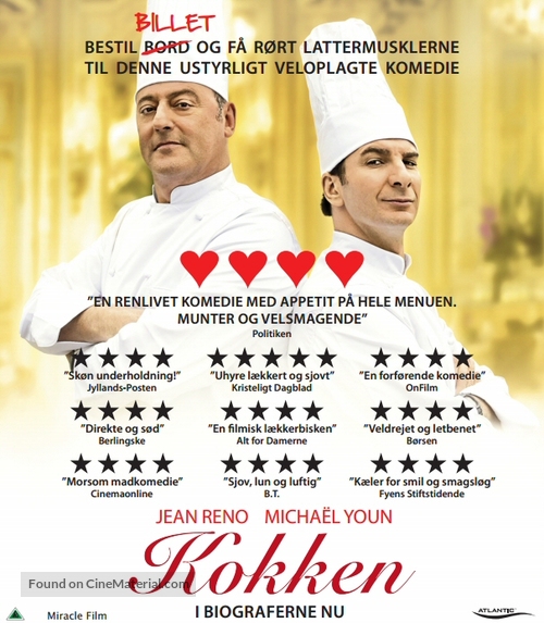 Comme un chef - Danish Movie Poster