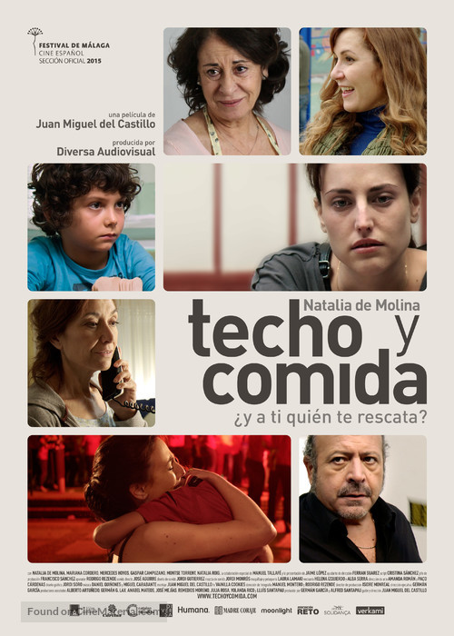 Techo y comida - Spanish Movie Poster