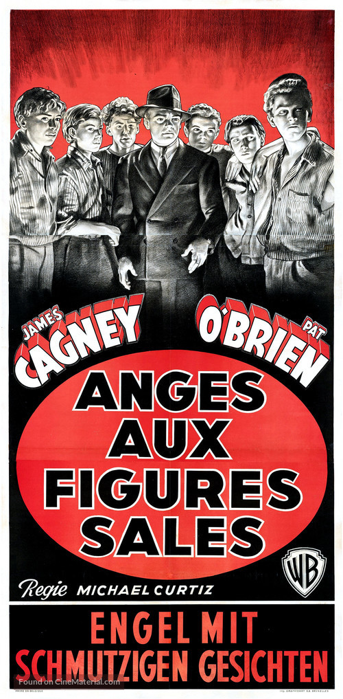 Angels with Dirty Faces - Belgian Movie Poster