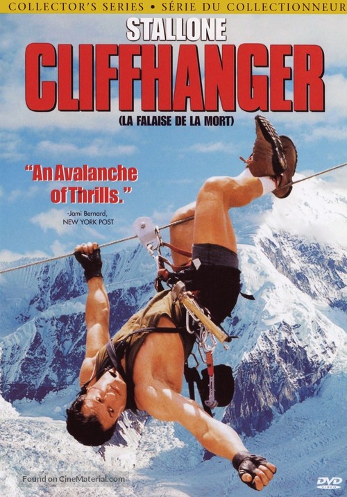 Cliffhanger - Canadian DVD movie cover