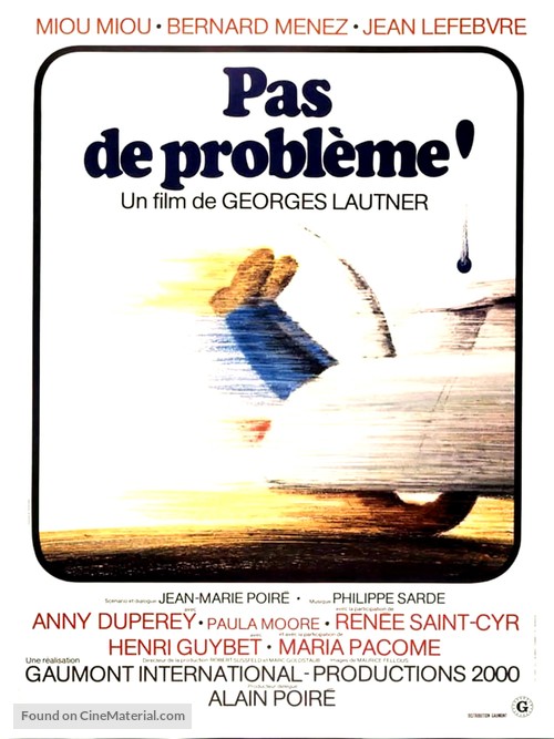 Pas de probl&egrave;me! - French Movie Poster