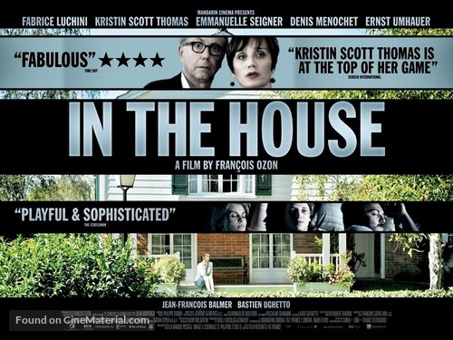Dans la maison - British Movie Poster