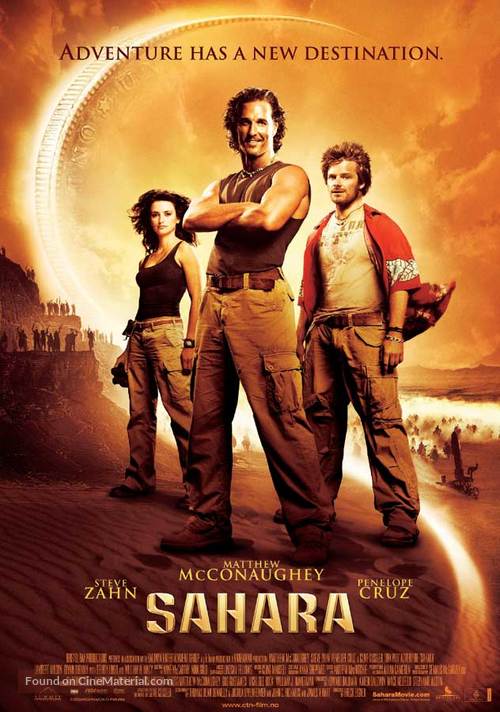 Sahara - Norwegian Movie Poster