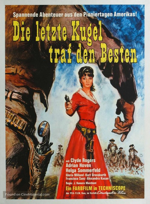 Aventuras del Oeste - German Movie Poster