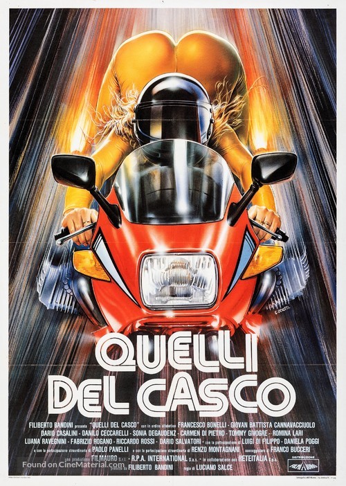 Quelli del casco - Italian Movie Poster