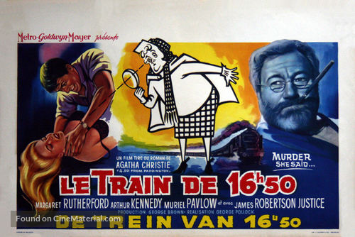 Murder She Said - Belgian Movie Poster